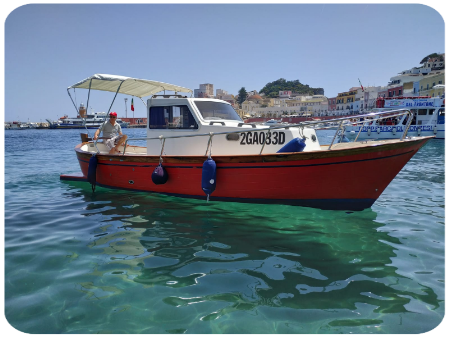 Ponza. L'Isolana, pezzogna Ponza. L'Isolana, pezzogna