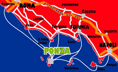 Mappa per Ponza